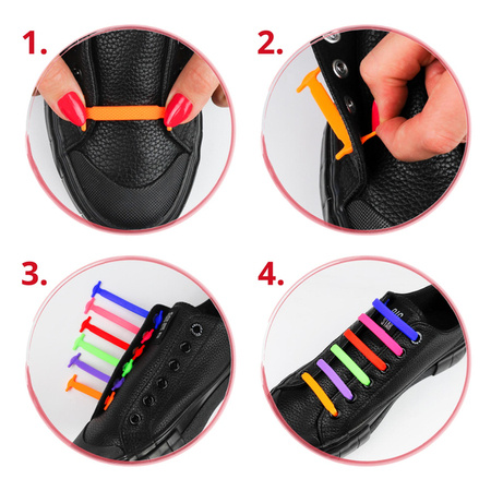 Komfortowe sznurówki do butów bez wiązania